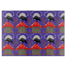 🔪 Mystical Raven Glass Cutting Board カッティングボード