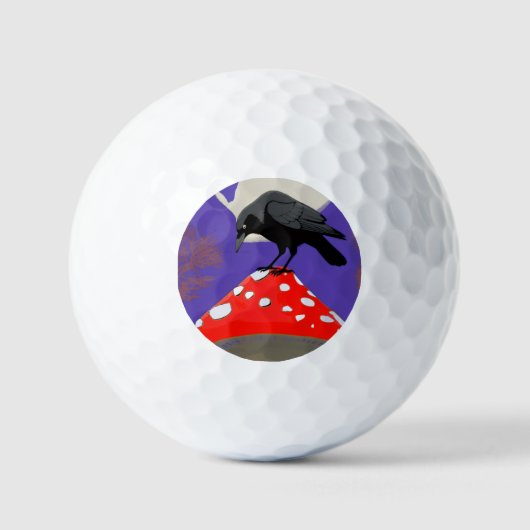 ⛳ Mystical Raven Golf Balls ゴルフボール (正面)