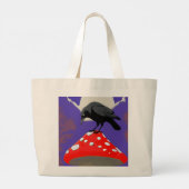 🖤 Mystical Raven Jumbo Tote Bag ラージトートバッグ (裏面)