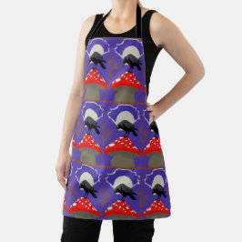 🧑‍🍳 Mystical Raven Kitchen Apron エプロン