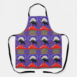 🧑‍🍳 Mystical Raven Kitchen Apron エプロン