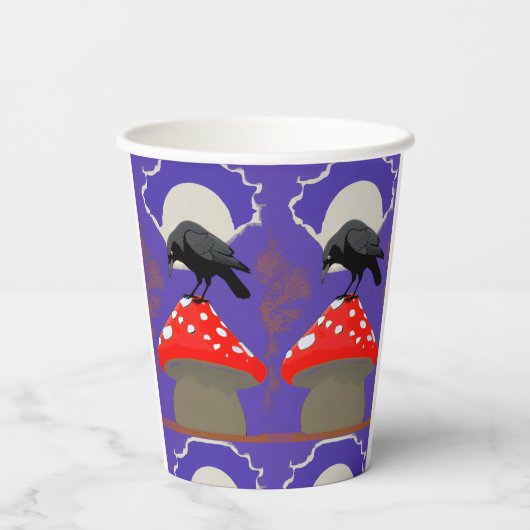 🖤 Mystical Raven Paper Cup 紙コップ (裏面)