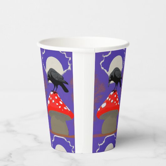 🖤 Mystical Raven Paper Cup 紙コップ (右)