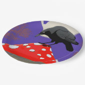 🍽️ Mystical Raven Paper Plates ペーパープレート (アングル)