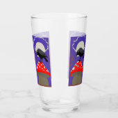 🍺 Mystical Raven Pint Glass タンブラーグラス (左)