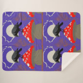 🛌 Mystical Raven Sherpa Blanket シェルパブランケット (正面(横))