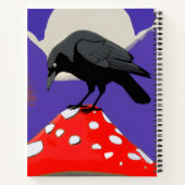 🖤 Mystical Raven Spiral Notebook ノートブック (裏面)