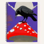 🖤 Mystical Raven Spiral Notebook ノートブック (正面)