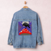🧥 Mystical Raven Women's Denim Jacket デニムジャケット (ハンガー)