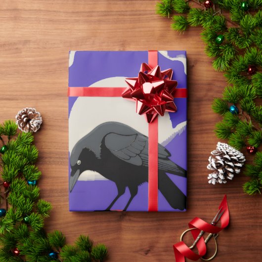 🎁 Mystical Raven Wrapping Paper ラッピングペーパー (クリスマスギフト)
