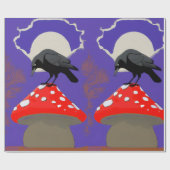 🎁 Mystical Raven Wrapping Paper ラッピングペーパー (フラット)