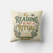 Mystical Reading Ritual Celestial Moon Book クッション (裏面)