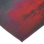 Mystical Red Tree Under Full Moon テーブルクロス (アングル)