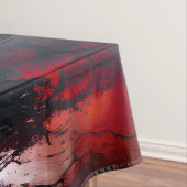 Mystical Red Tree Under Full Moon テーブルクロス (インサイチュ)