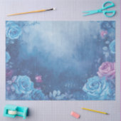 Mystical Rose Motif Tissue Paper Sheets GiftWrap 薄葉紙 (クラフト)