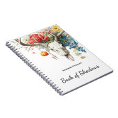 Mystical Seasons | Samhain Grimoire Book of Shadow ノートブック (右側)