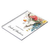 Mystical Seasons | Samhain Grimoire Book of Shadow ノートブック (左側)