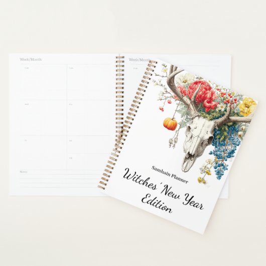 Mystical Seasons | Samhain Grimoire Book of Shadow プランナー手帳 (ディスプレー)