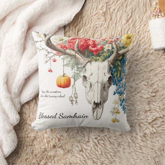 Mystical Seasons | Samhain Witchy Design クッション (ブランケット)
