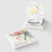 Mystical Seasons | Samhain Witchy Design ストーンコースター (横)