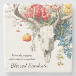 Mystical Seasons | Samhain Witchy Design ストーンコースター
