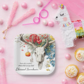 Mystical Seasons | Samhain Witchy Design ペーパープレート (パーティー)