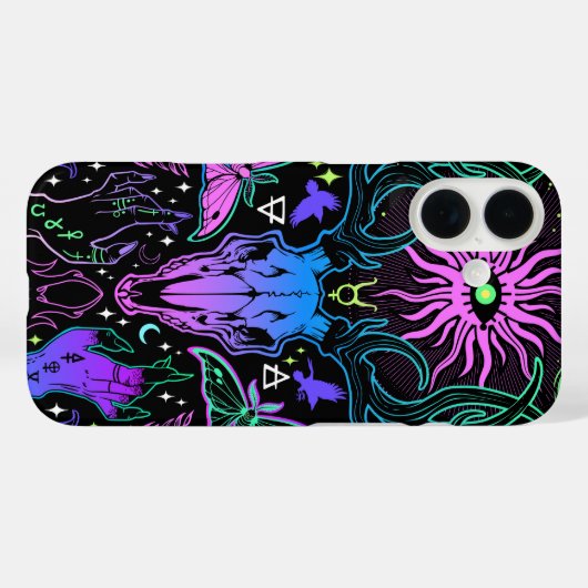 Mystical Skull Case-Mate iPhoneケース (裏面 (横))
