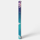 Mystical Snowflake and Cosmic Glow Phone Case Samsung Galaxyケース (左側面)