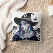 Mystical Sorceress Gothic Fantasy Art Print クッション (ブランケット)