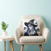 Mystical Sorceress Gothic Fantasy Art Print クッション (椅子)