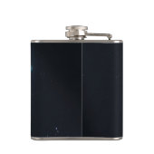 Mystical Space Owl with Dreamcatcher Art フラスク (裏面)