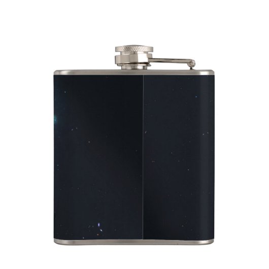 Mystical Space Owl with Dreamcatcher Art       フラスク (裏面)