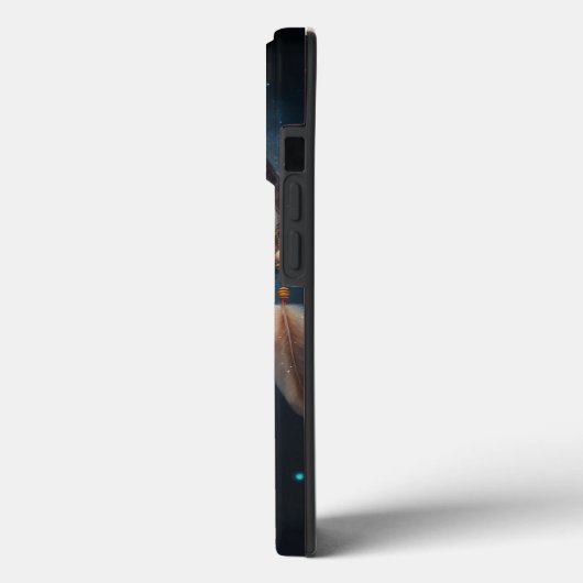 Mystical Space Owl with Dreamcatcher Art         Case-Mate iPhoneケース (裏面 / 左)