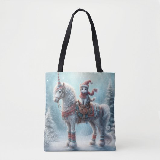 Mystical Spirit Horse Fantasy Tote Bag トートバッグ (正面)
