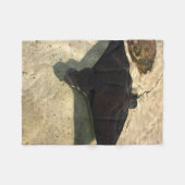 Mystical Stingray フリースブランケット (正面(横))