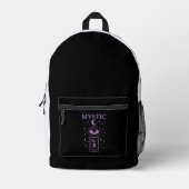 Mystical stories プリントバックパック (正面)