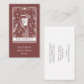 Mystical Tarot Barista 名刺 (正面/裏面)