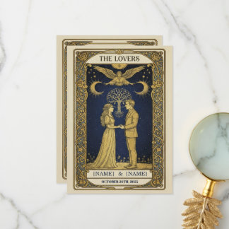 Mystical Tarot Wedding Invitation – Custom ‘The Lo サンキューカード