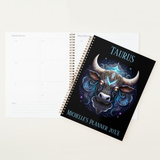 Mystical Taurus Zodiac Artwork  プランナー手帳 (ディスプレー)
