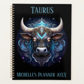 Mystical Taurus Zodiac Artwork  プランナー手帳 (正面)