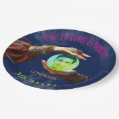 Mystical The Future Is Bright Fortune Teller  ペーパープレート (アングル)