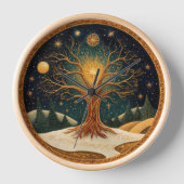 Mystical Tree and Stars 壁時計 (正面)