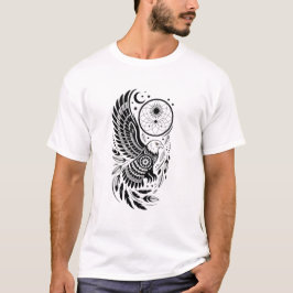 Mystical Tribal Eagle Dreamcatcher Spirit Tシャツ