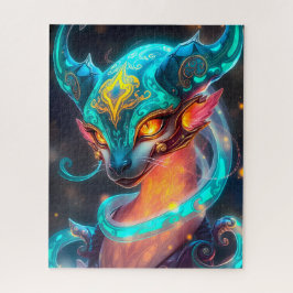 Mystical Turquoise Ethereal Creature  ジグソーパズル
