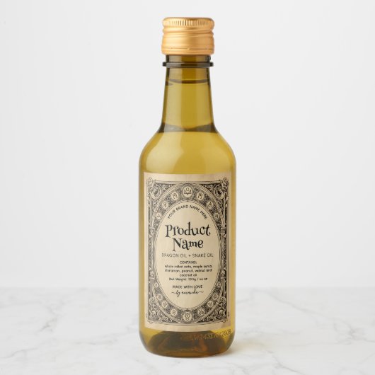 Mystical Vertical Elixirs Apothecary Style Labels ワインラベル (正面)
