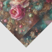 Mystical Vintage Florals Hummingbird Decoupage  薄葉紙 (詳細)