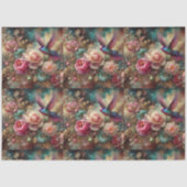 Mystical Vintage Florals Hummingbird Decoupage  薄葉紙 (正面)
