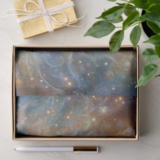 Mystical White Horse Celestial Art Decoupage 薄葉紙 (ギフト)