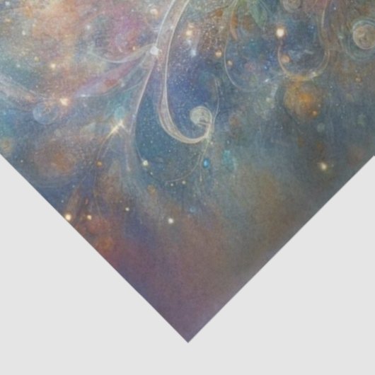 Mystical White Horse Celestial Art Decoupage 薄葉紙 (詳細)