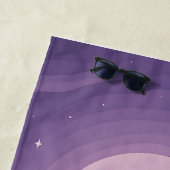 Mystical Witch Silhouette Under Moonlight Gift ビーチタオル (インサイチュ)